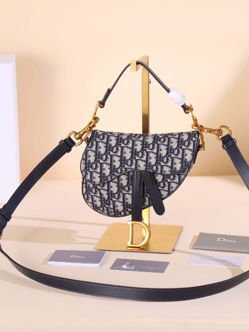 💗Dior Mini Saddle Bag with Strap